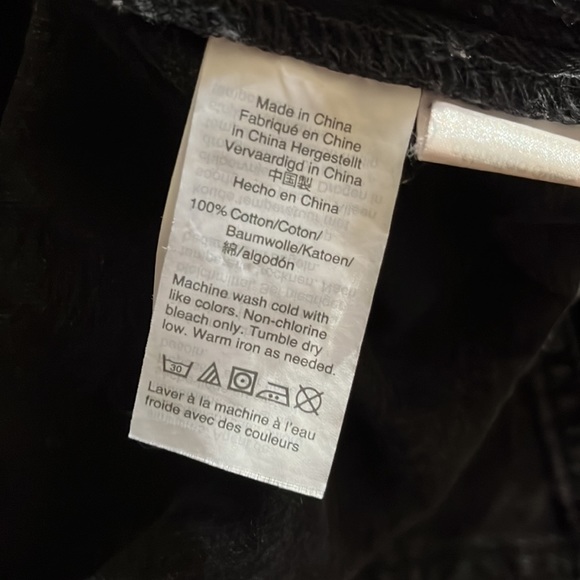 McCarren Raw-Hem Jean Skirt in Washed Black - Picture 7 of 8